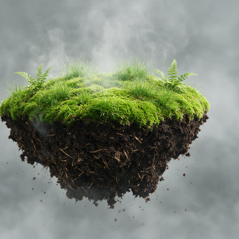 The island of living soil
